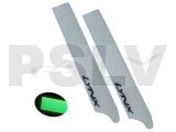 LX61159  Lynx Heli MCPX BL Plastic Main Blade 115mm Glow in the Dark  